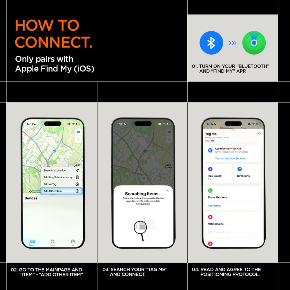 SPIGEN TAGME BLUETOOTH TRACKER BLACK
