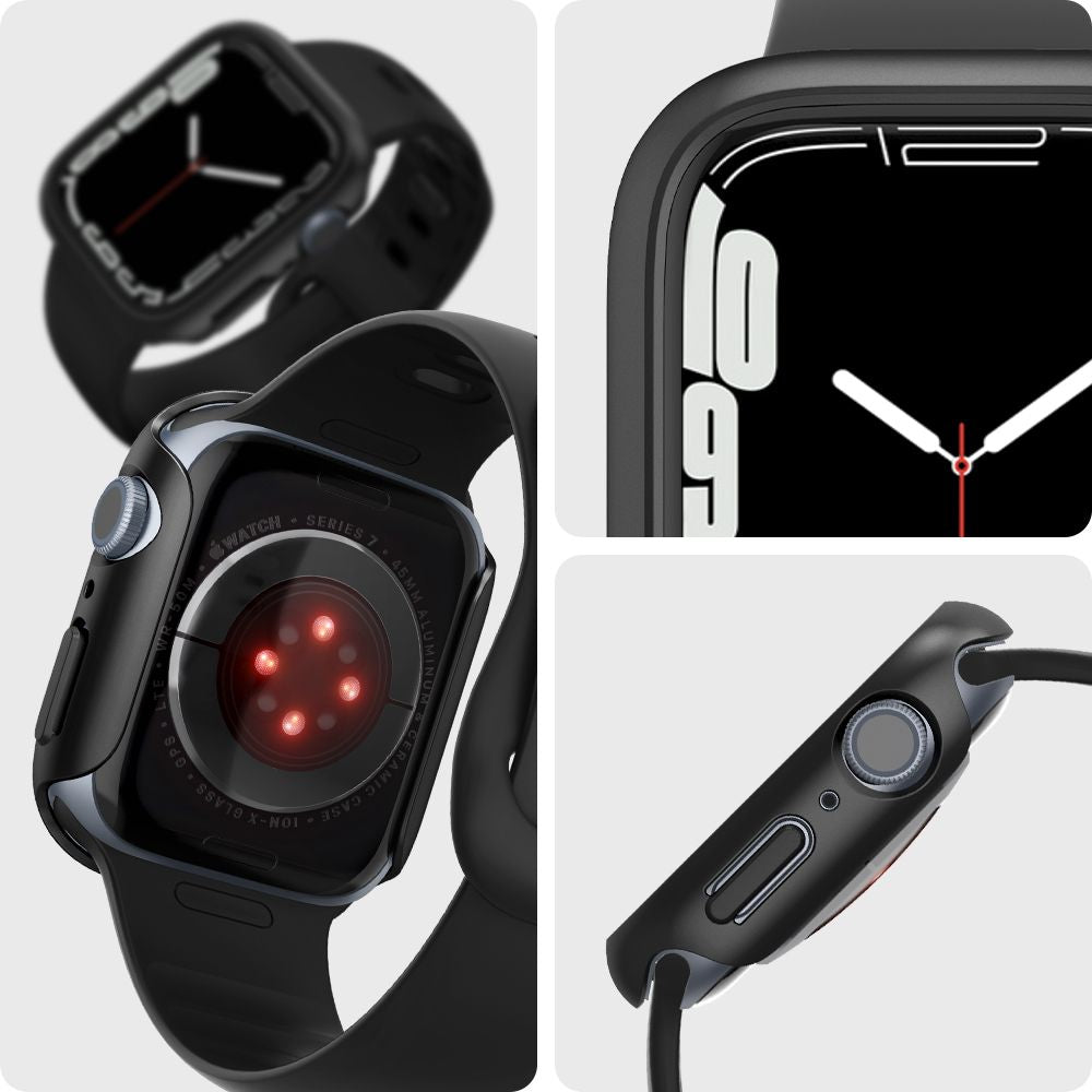 OCHRANNÉ PUZDRO NA APPLE WATCH 45 MM SPIGEN THIN FIT BLACK