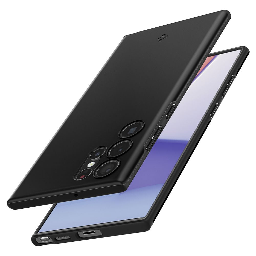 KRYT SPIGEN THIN FIT GALAXY S22 ULTRA BLACK