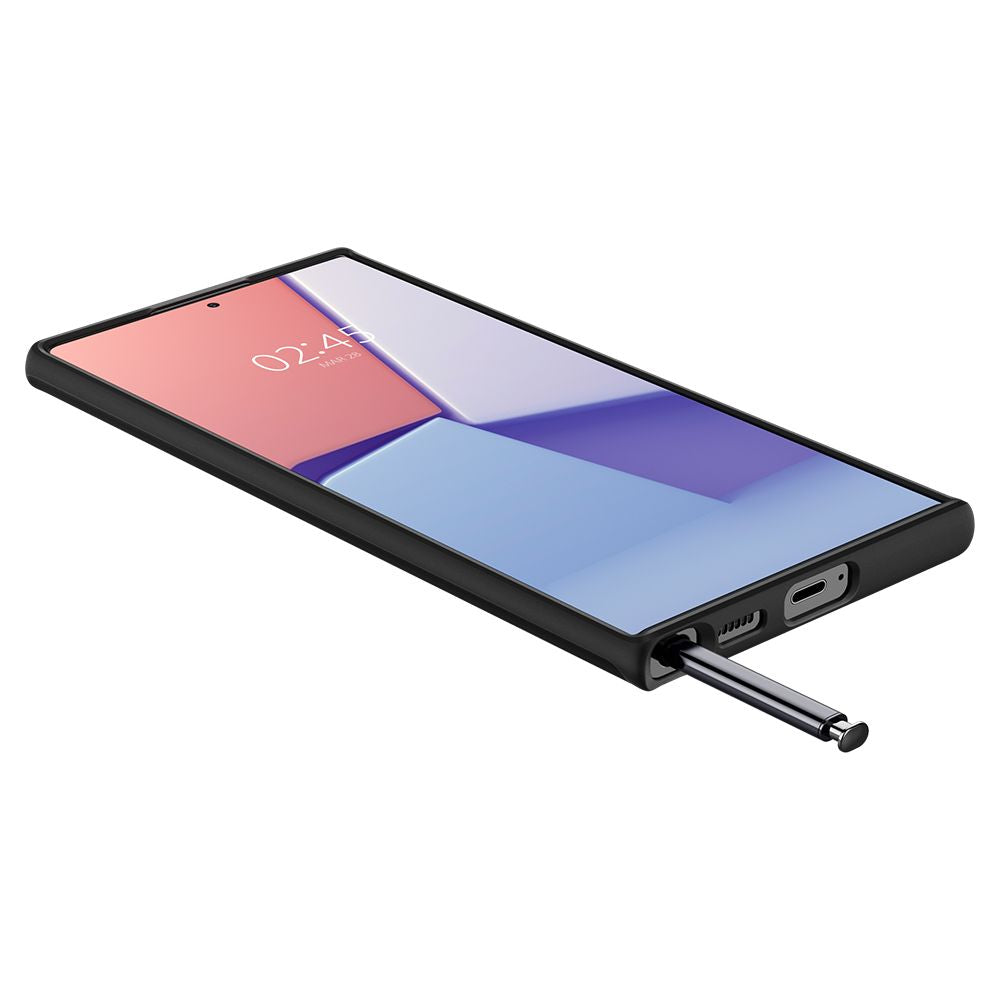 KRYT SPIGEN THIN FIT GALAXY S22 ULTRA BLACK