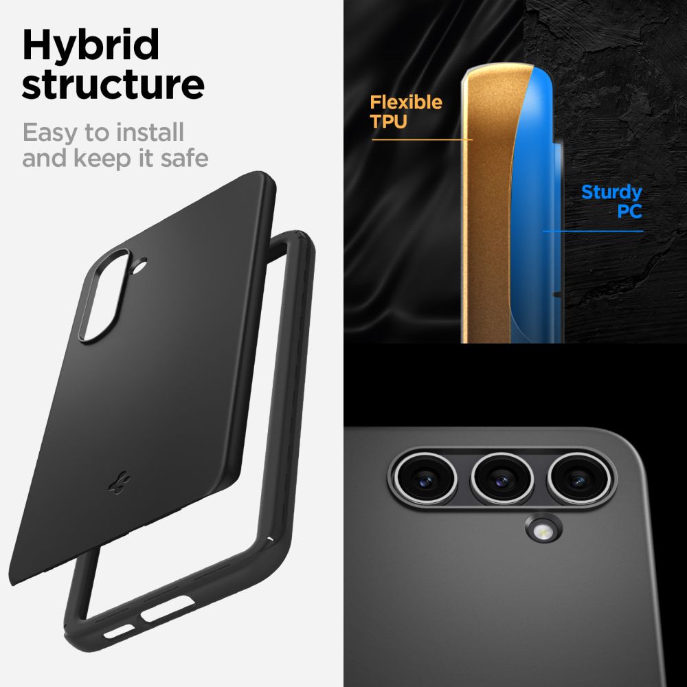 KRYT SPIGEN THIN FIT GALAXY S23 FE BLACK