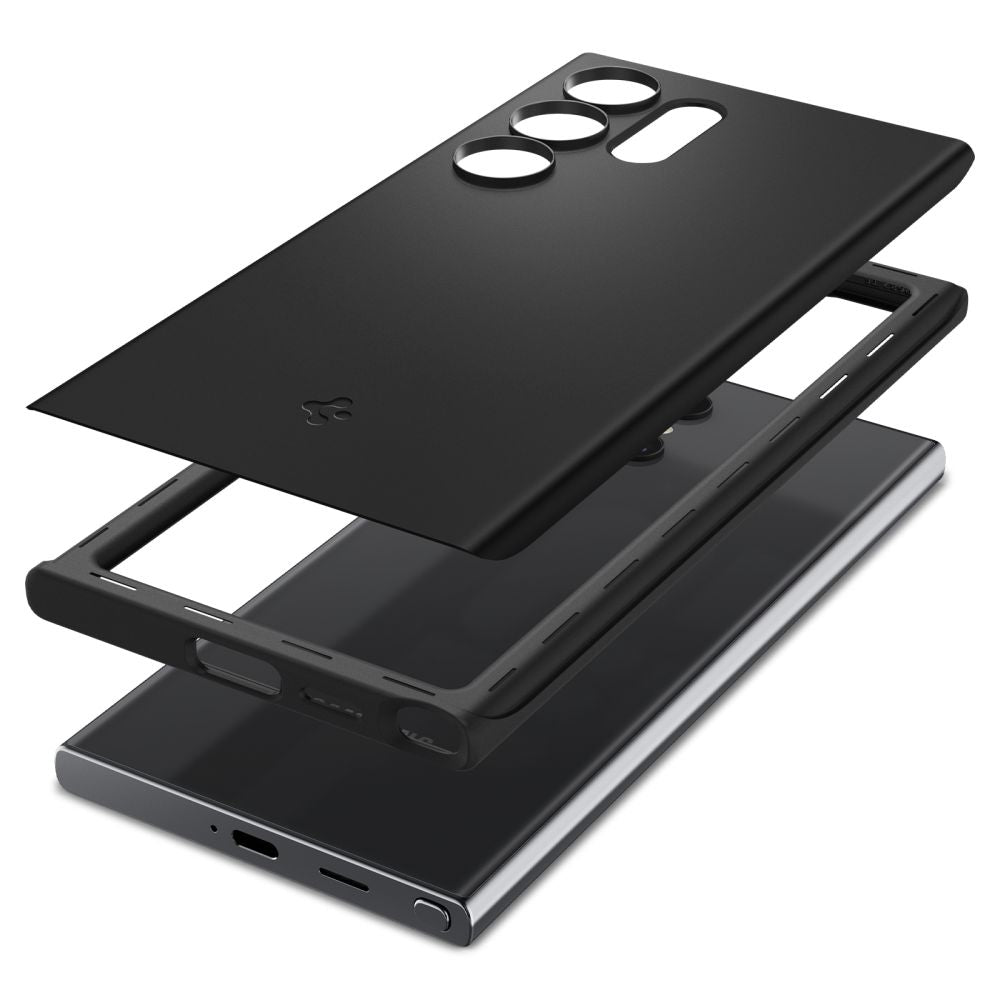 KRYT SPIGEN THIN FIT GALAXY S24 ULTRA BLACK