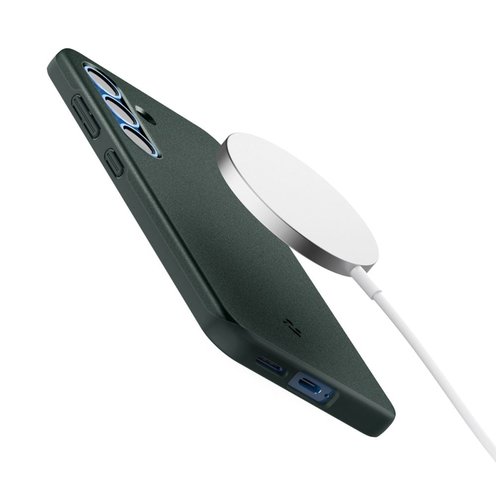KRYT SPIGEN THIN FIT MAG MAGSAFE GALAXY S25 ABYSS GREEN