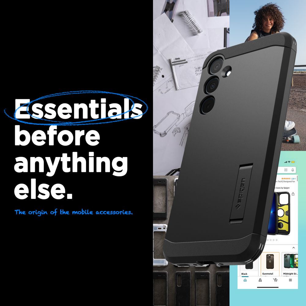 KRYT SPIGEN TOUGH ARMOR GALAXY A35 5G BLACK