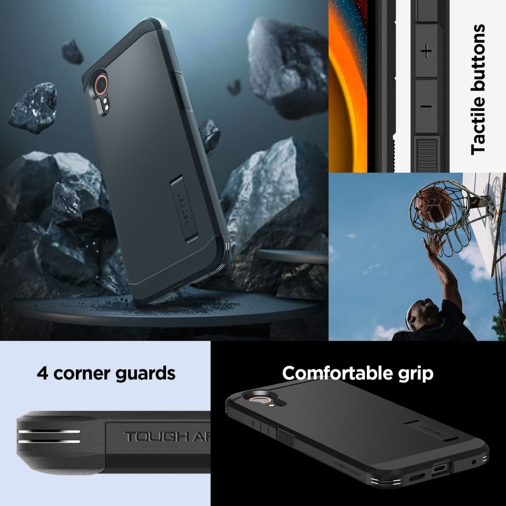 KRYT SPIGEN TOUGH ARMOR GALAXY XCOVER 7 BLACK