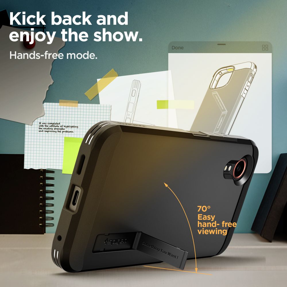 KRYT SPIGEN TOUGH ARMOR GALAXY XCOVER 7 BLACK