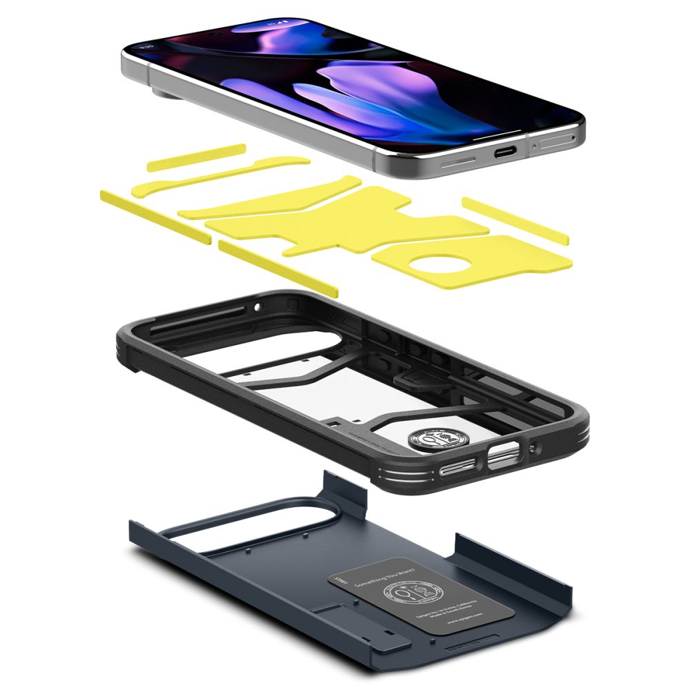 KRYT SPIGEN TOUGH ARMOR GOOGLE PIXEL 9 / 9 PRO METAL SLATE