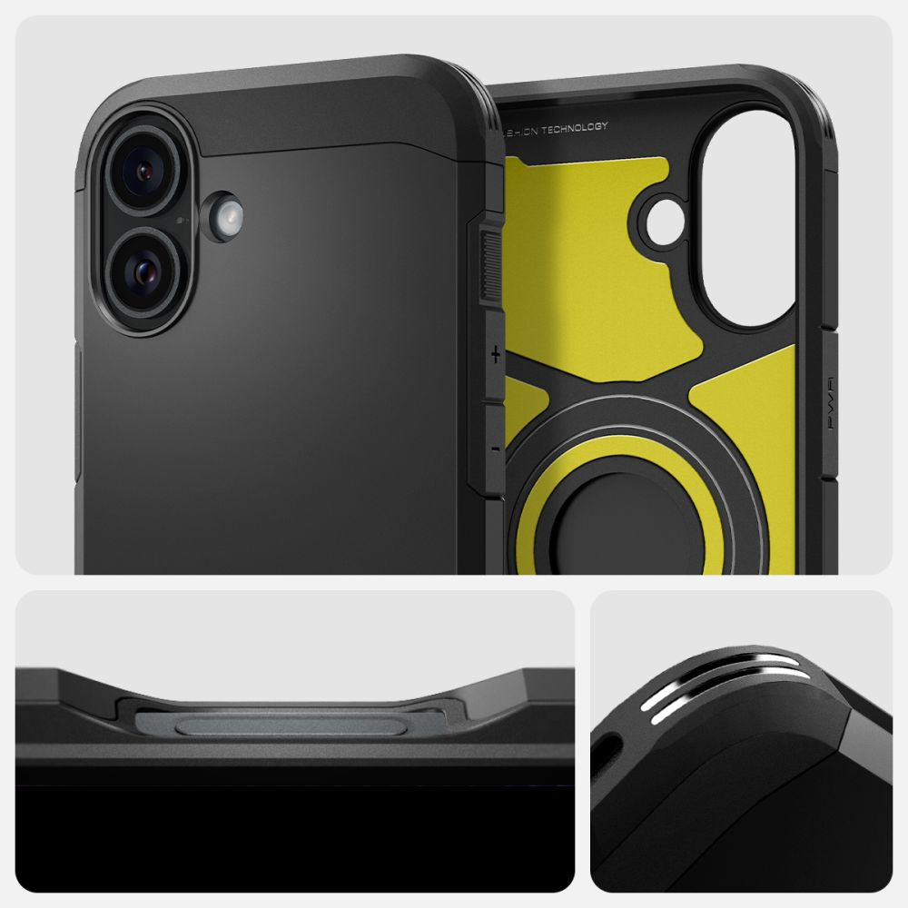 KRYT SPIGEN TOUGH ARMOR MAG MAGSAFE IPHONE 16 BLACK