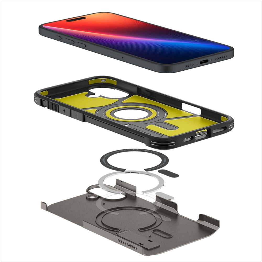 KRYT SPIGEN TOUGH ARMOR MAG MAGSAFE IPHONE 16 GUNMETAL