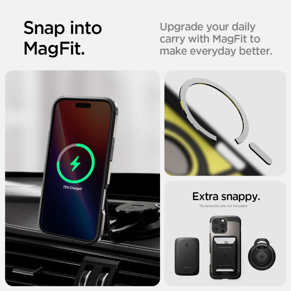 KRYT SPIGEN TOUGH ARMOR MAG MAGSAFE IPHONE 16 PRO MAX GUNMETAL