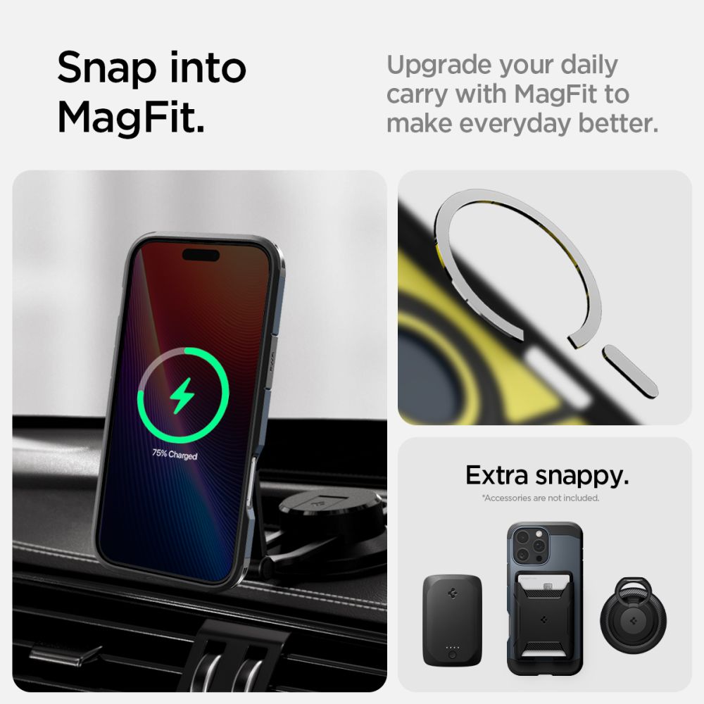 KRYT SPIGEN TOUGH ARMOR MAG MAGSAFE IPHONE 16 PRO MAX METAL SLATE