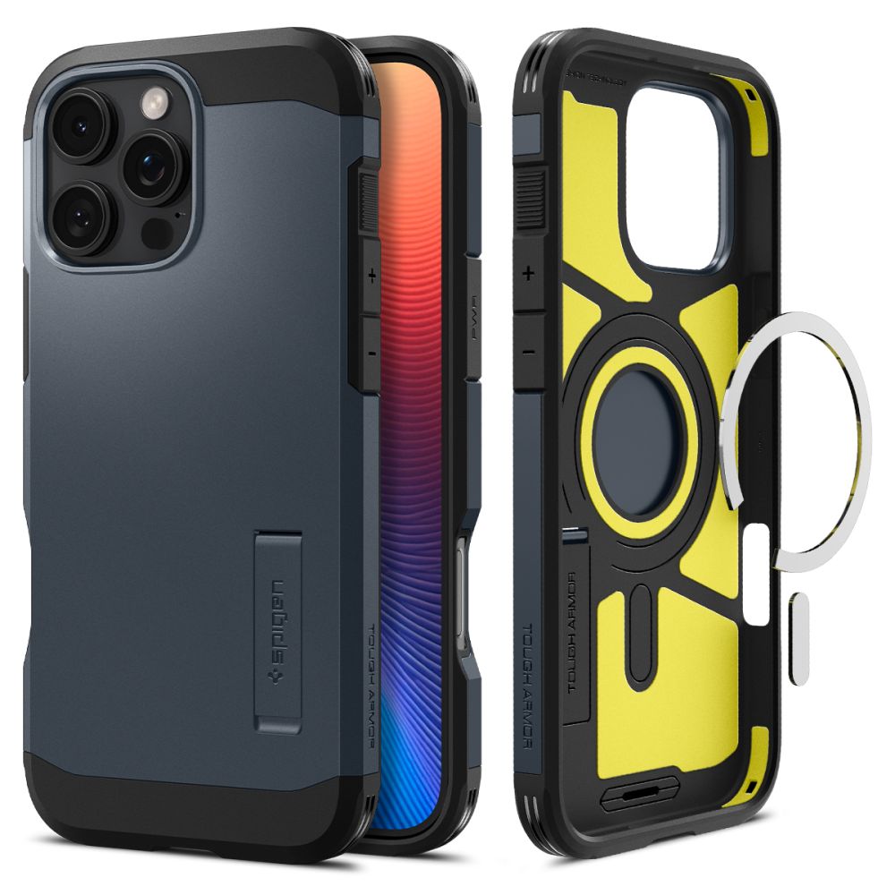 KRYT SPIGEN TOUGH ARMOR MAG MAGSAFE IPHONE 16 PRO MAX METAL SLATE