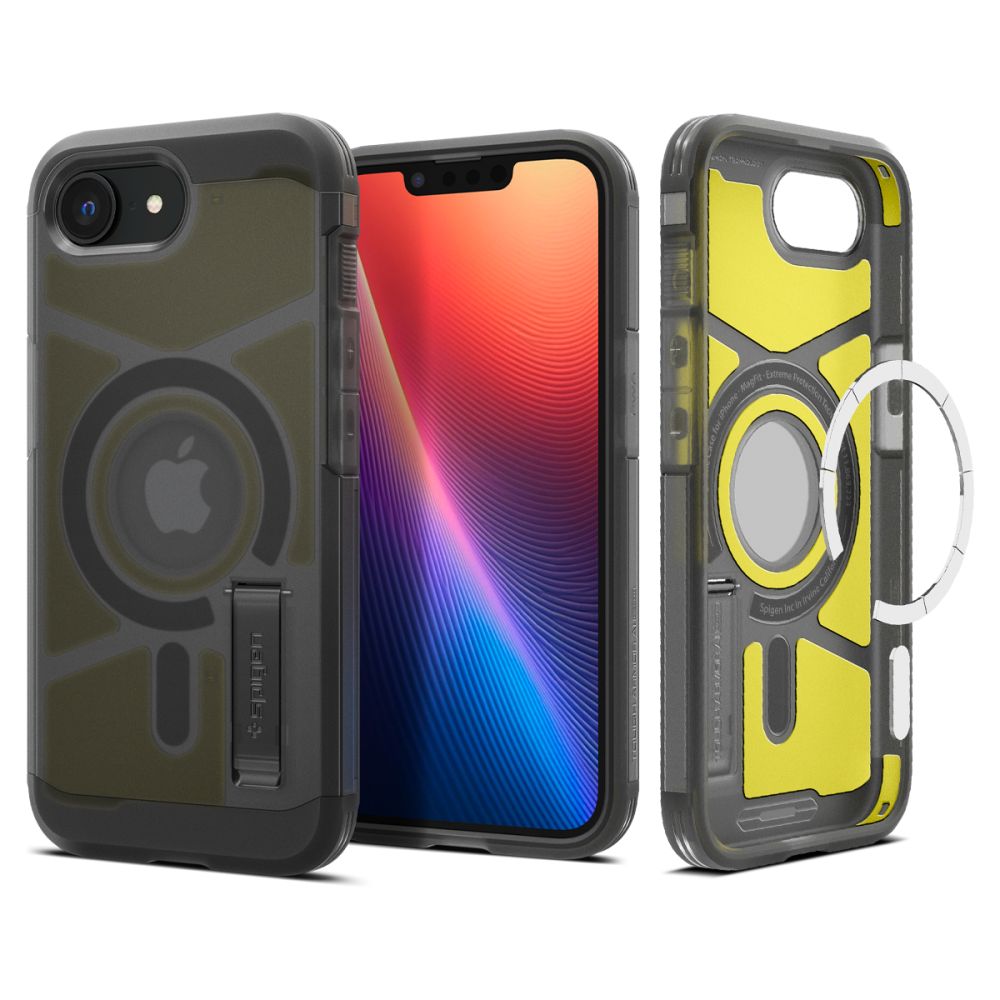 SPIGEN TOUGH ARMOR MAG MAGSAFE IPHONE 16E FROST BLACK