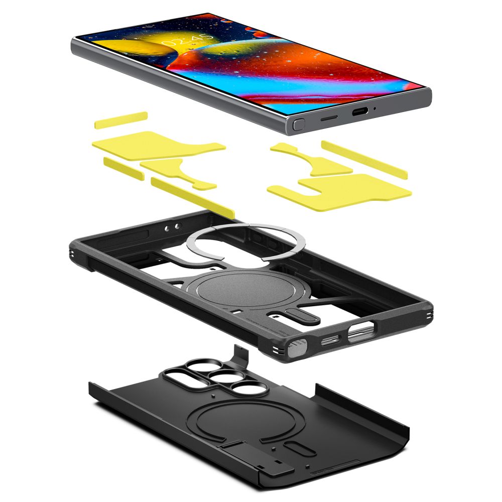 KRYT SPIGEN TOUGH ARMOR MAGSAFE GALAXY S24 ULTRA BLACK