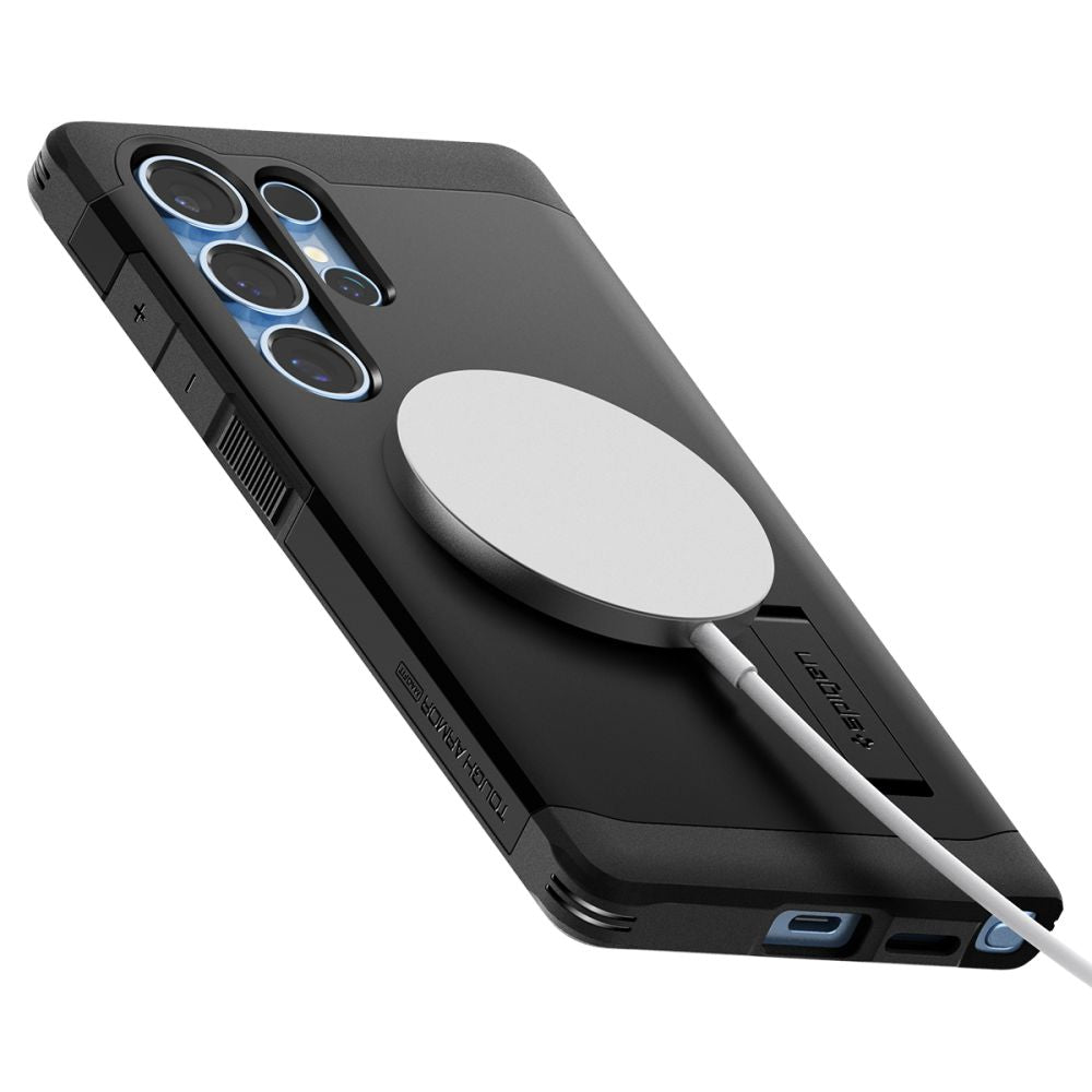 KRYT SPIGEN TOUGH ARMOR MAGSAFE GALAXY S25 ULTRA BLACK