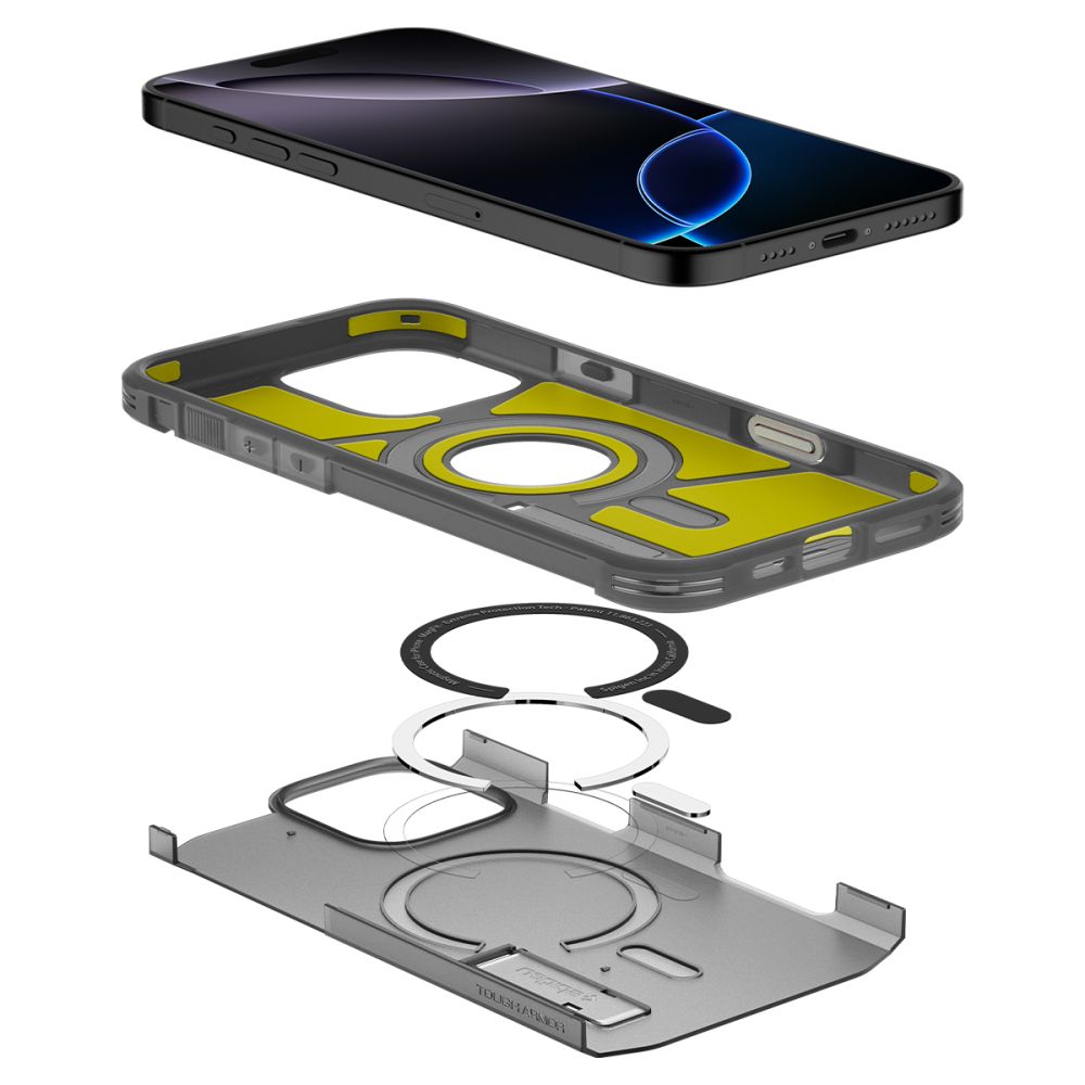 KRYT SPIGEN TOUGH ARMOR ”T” MAG MAGSAFE IPHONE 16 PRO MAX FROST BLACK