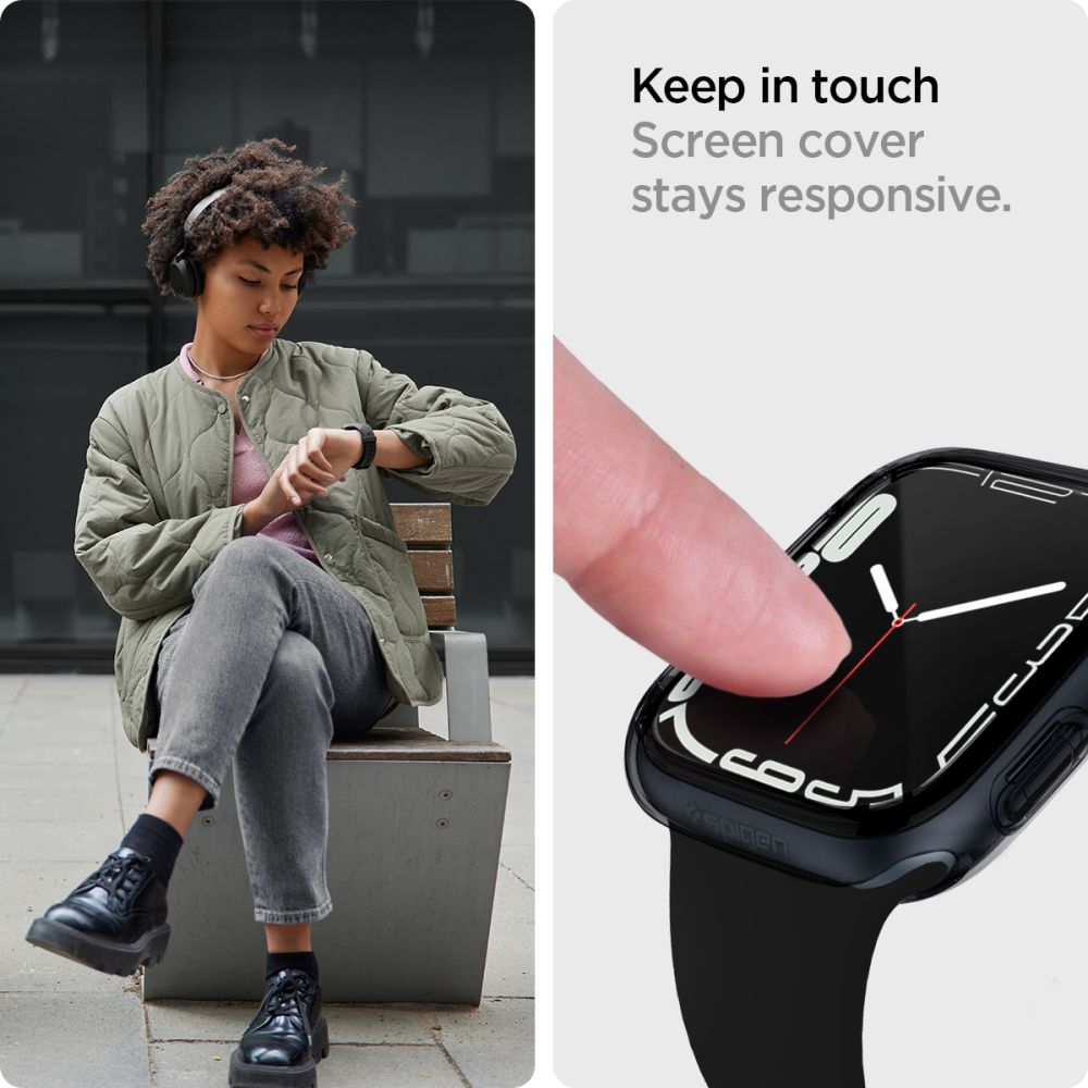 OCHRANNÉ PUZDRO NA APPLE WATCH 41 MM SPIGEN ULTRA HYBRID SPACE CRYSTAL