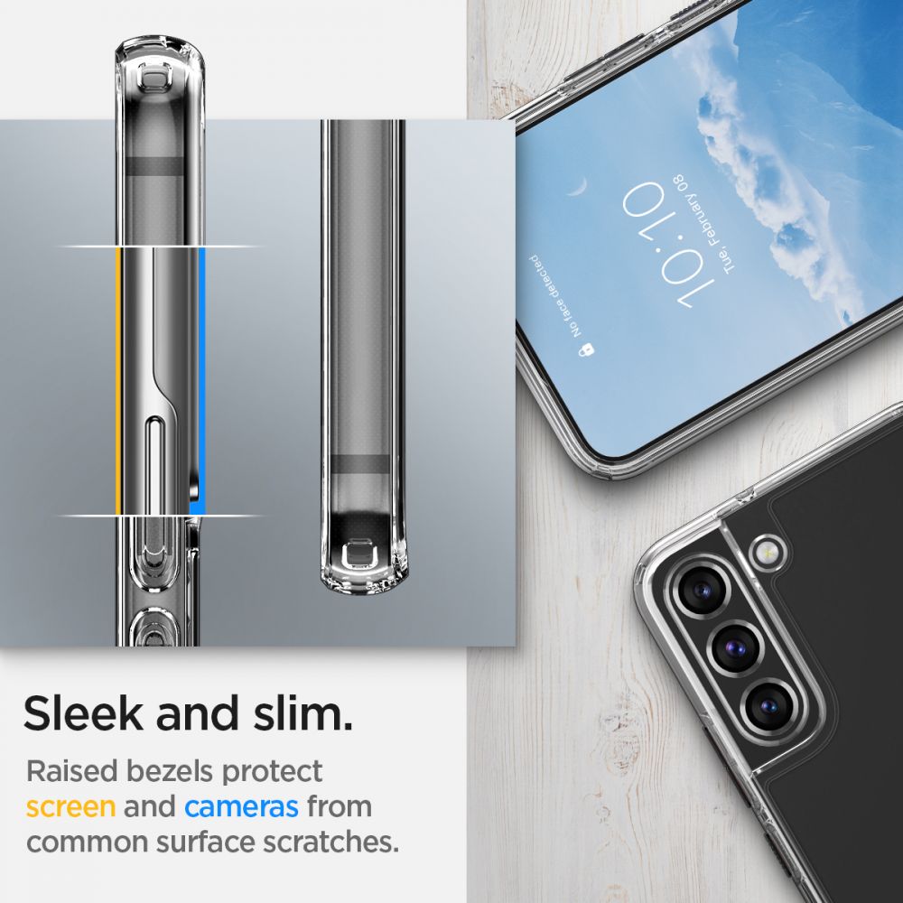 KRYT SPIGEN ULTRA HYBRID GALAXY S22 CRYSTAL CLEAR