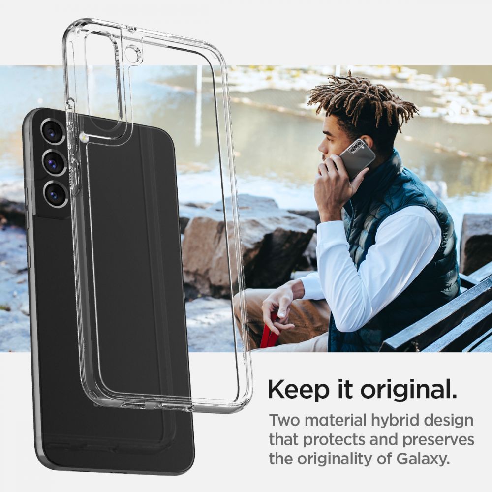 KRYT SPIGEN ULTRA HYBRID GALAXY S22 CRYSTAL CLEAR
