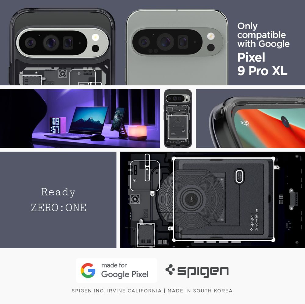 KRYT NA GOOGLE PIXEL 9 PRO XL SPIGEN ULTRA HYBRID  ZERO ONE