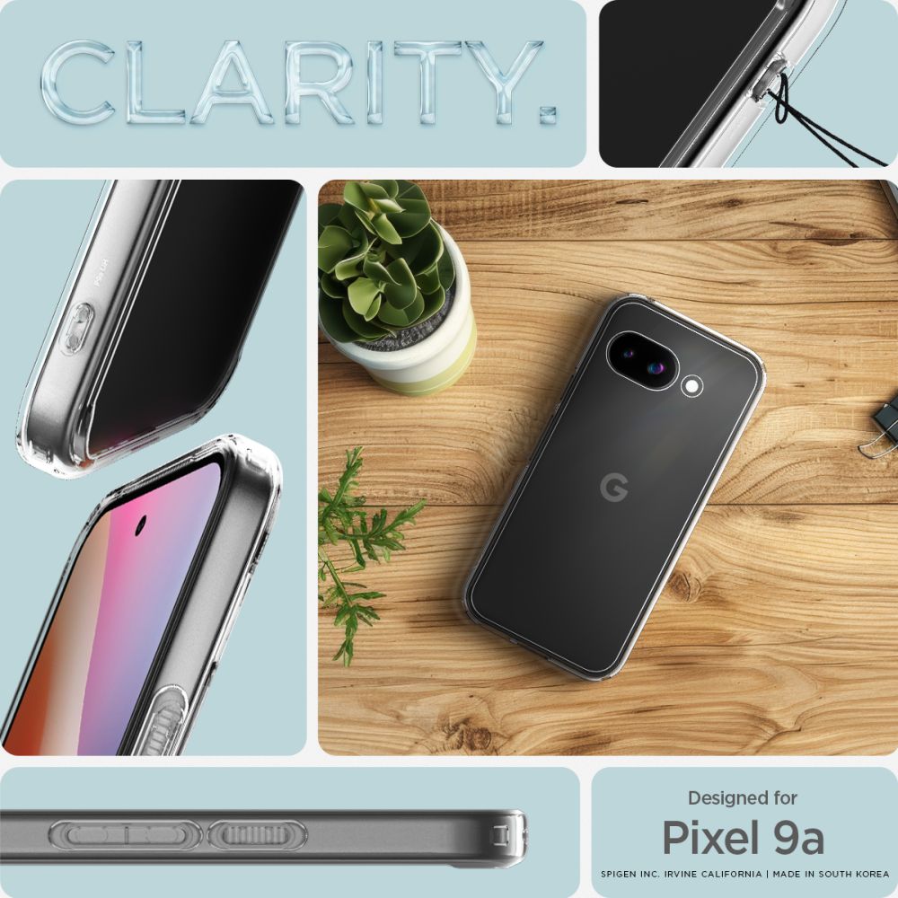 KRYT SPIGEN ULTRA HYBRID GOOGLE PIXEL 9A CRYSTAL CLEAR