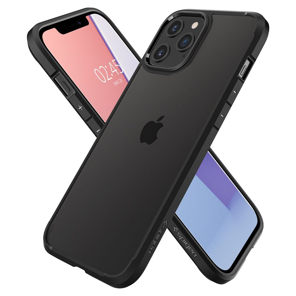 KRYT SPIGEN ULTRA HYBRID IPHONE 12/12 PRO MATTE BLACK