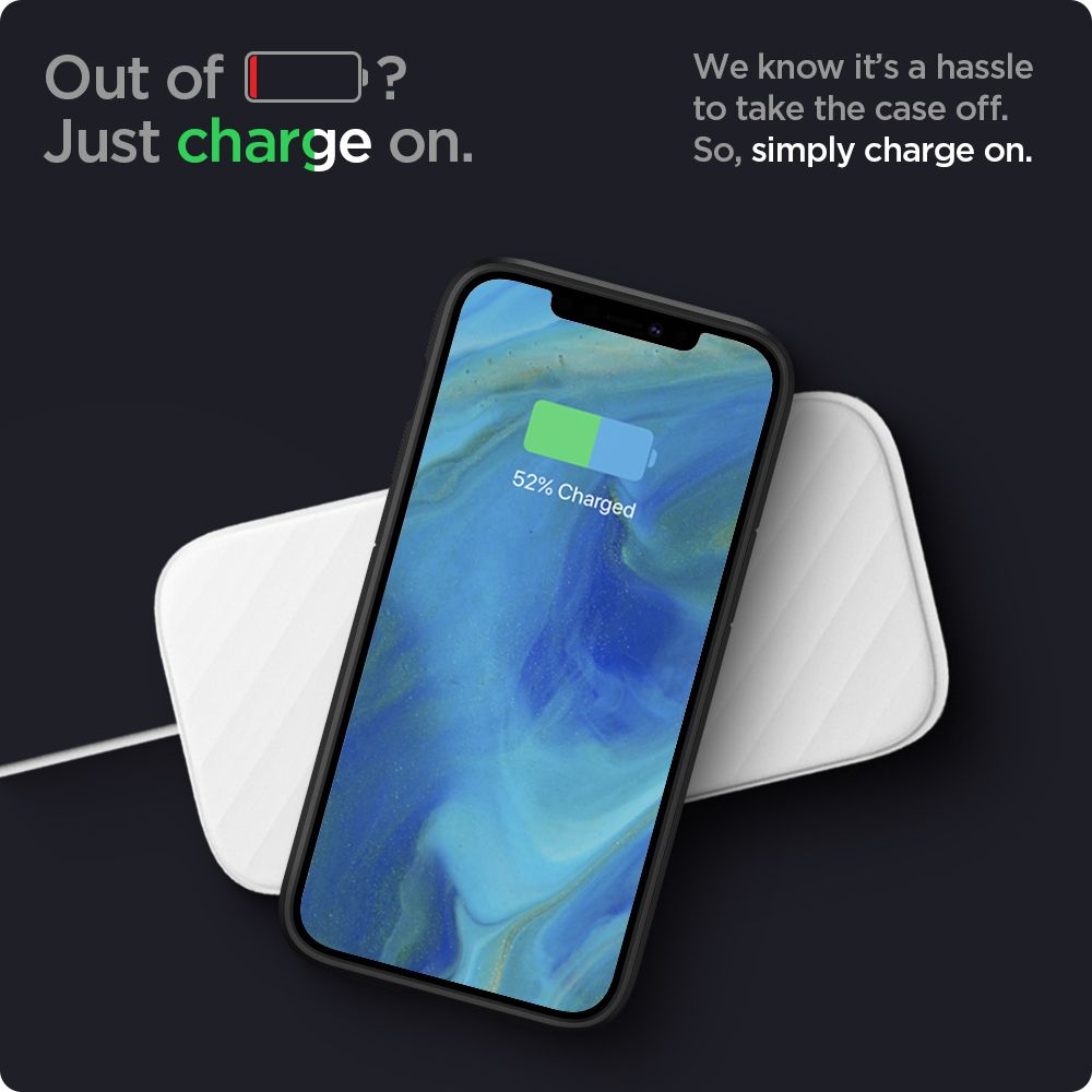KRYT SPIGEN ULTRA HYBRID IPHONE 12/12 PRO MATTE BLACK