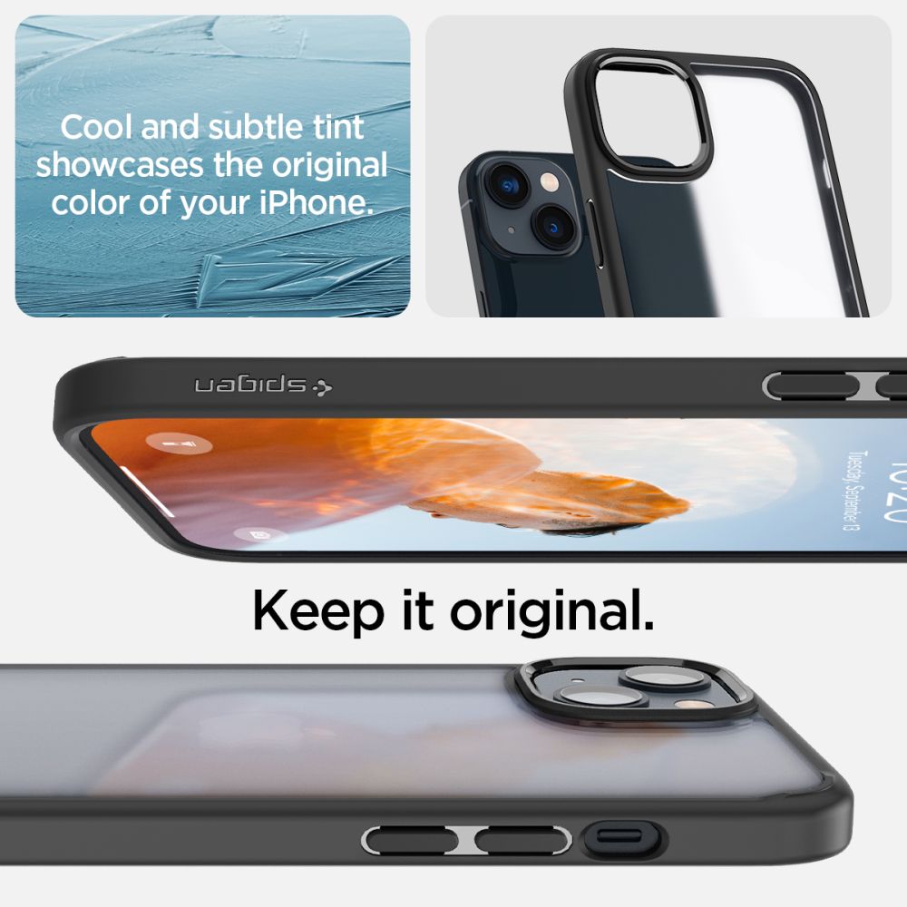 KRYT SPIGEN ULTRA HYBRID IPHONE 14 PLUS FROST BLACK