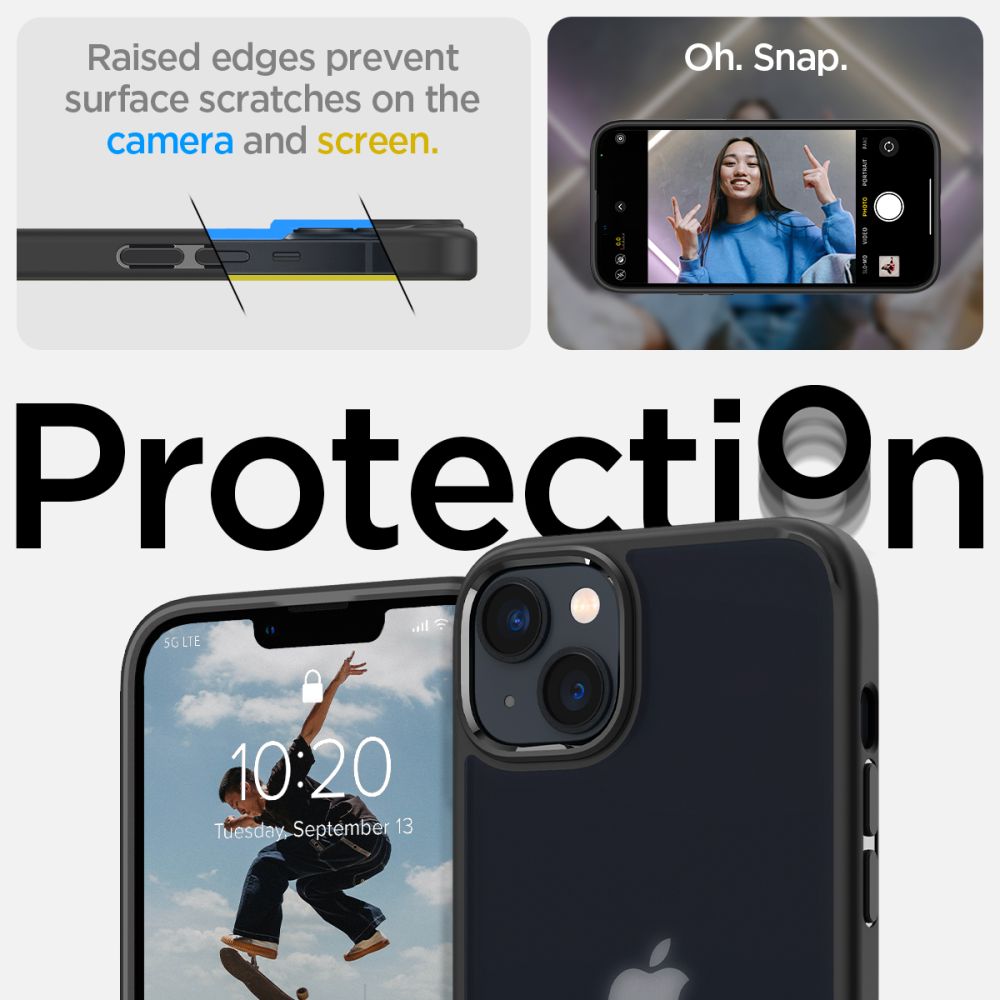 KRYT SPIGEN ULTRA HYBRID IPHONE 14 PLUS FROST BLACK