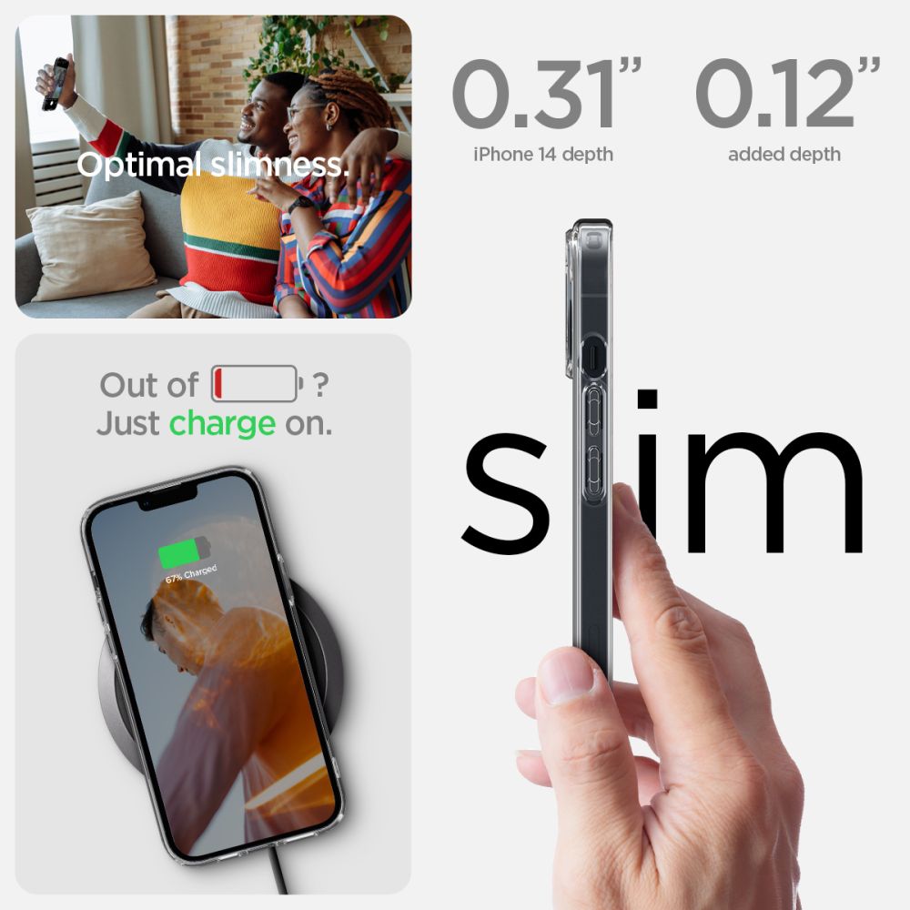 KRYT SPIGEN ULTRA HYBRID IPHONE 14 PLUS FROST CLEAR