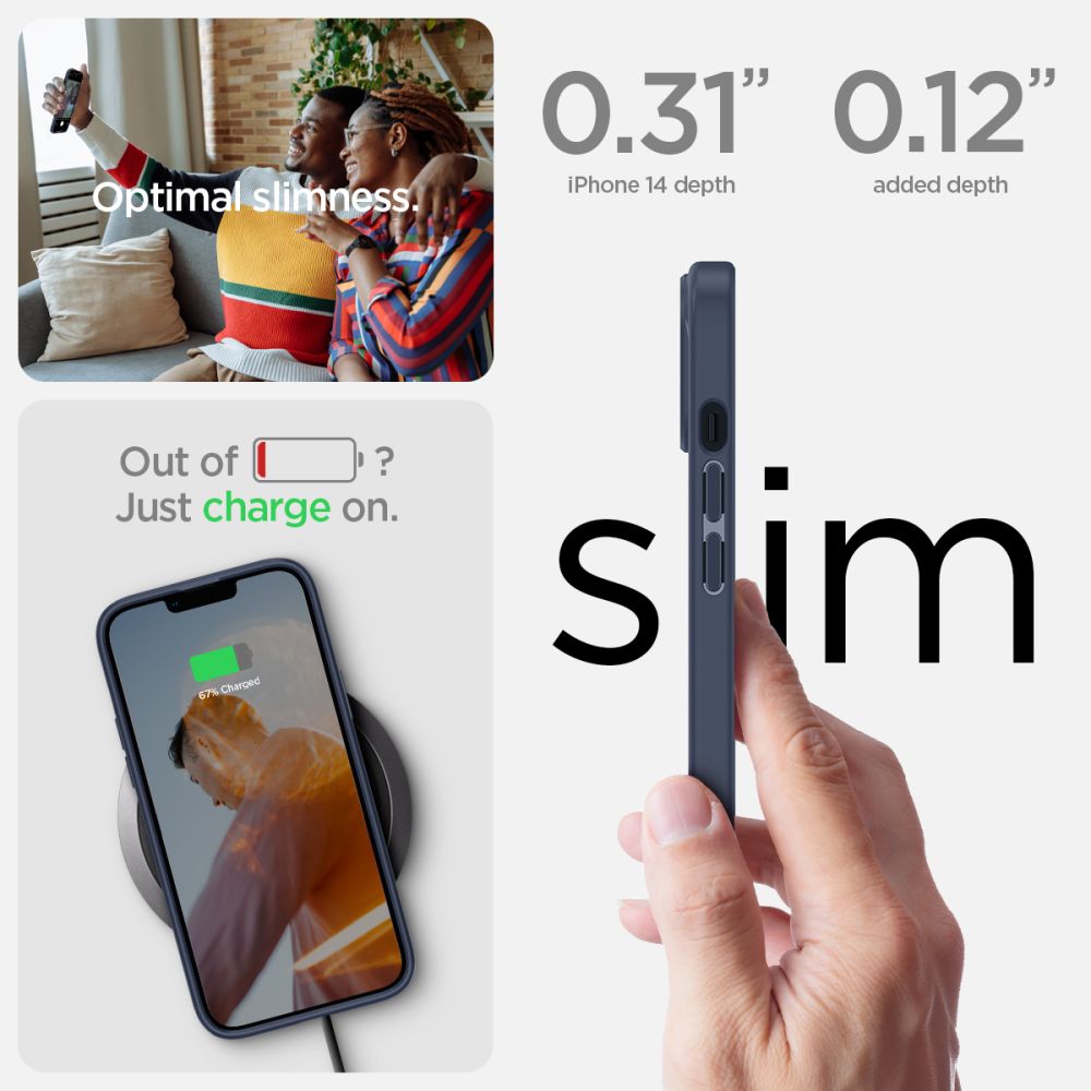 KRYT SPIGEN ULTRA HYBRID IPHONE 14 PLUS NAVY BLUE