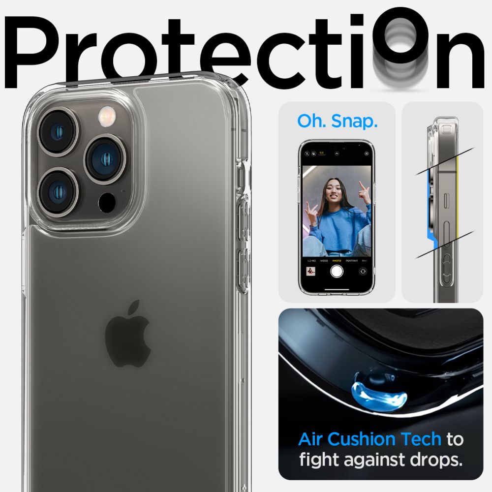 KRYT SPIGEN ULTRA HYBRID IPHONE 14 PRO FROST CLEAR