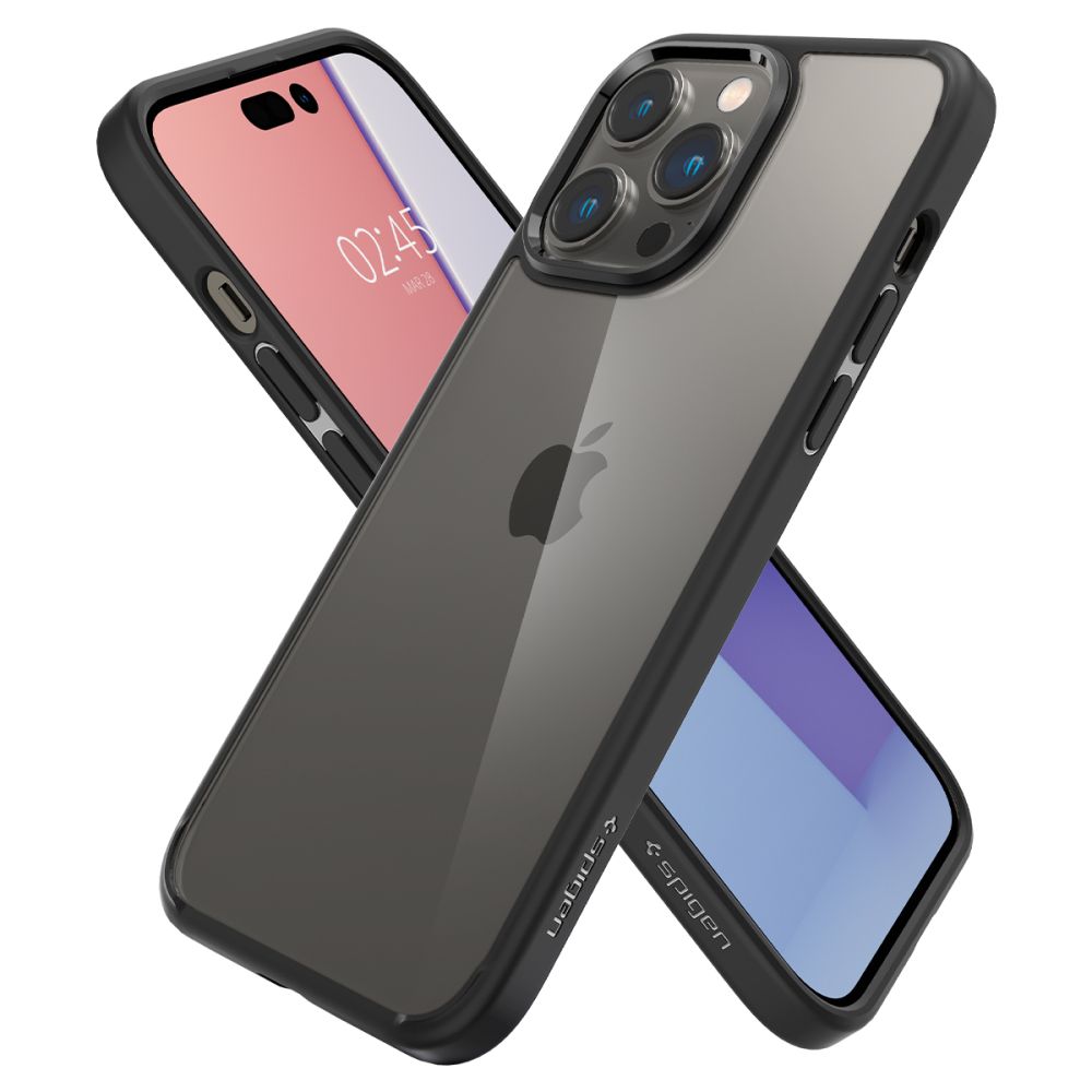 KRYT SPIGEN ULTRA HYBRID IPHONE 14 PRO MATTE BLACK