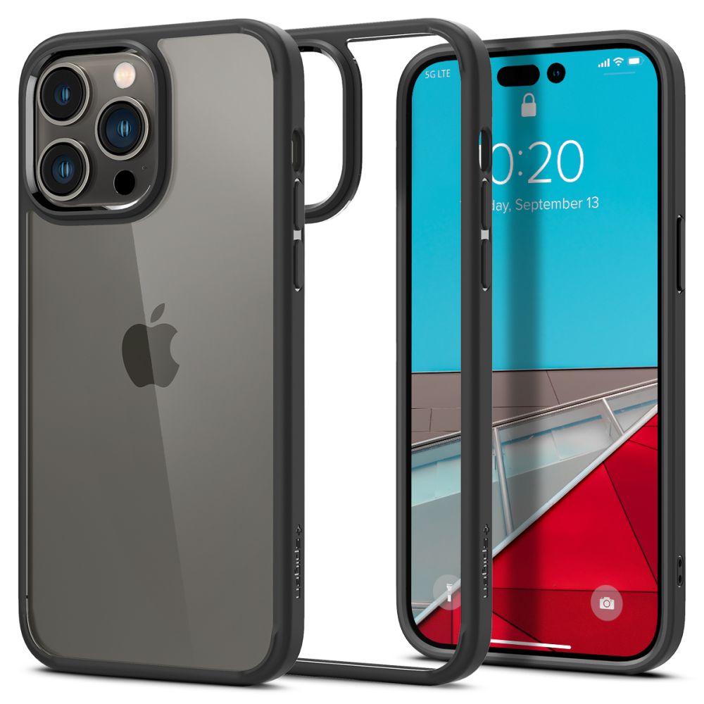 KRYT SPIGEN ULTRA HYBRID IPHONE 14 PRO MATTE BLACK
