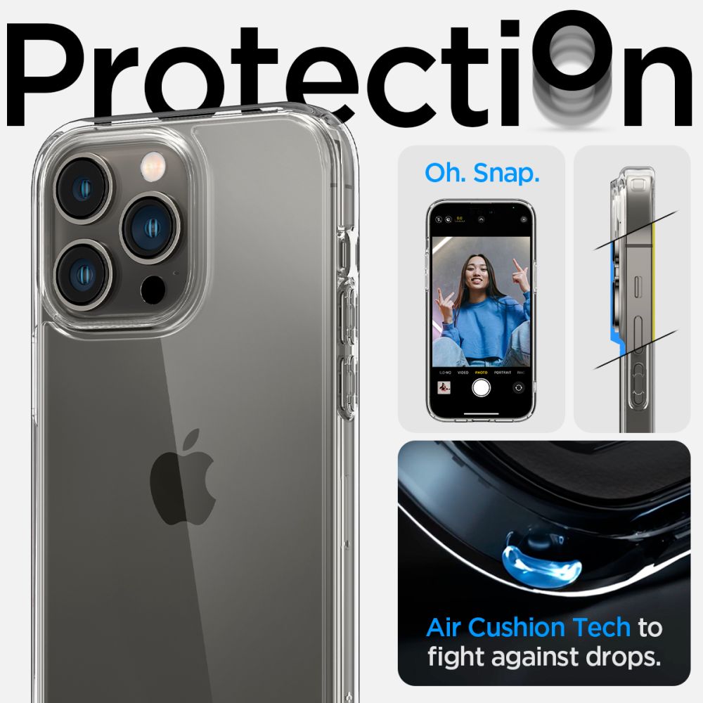 KRYT SPIGEN ULTRA HYBRID IPHONE 14 PRO MAX CRYSTAL CLEAR