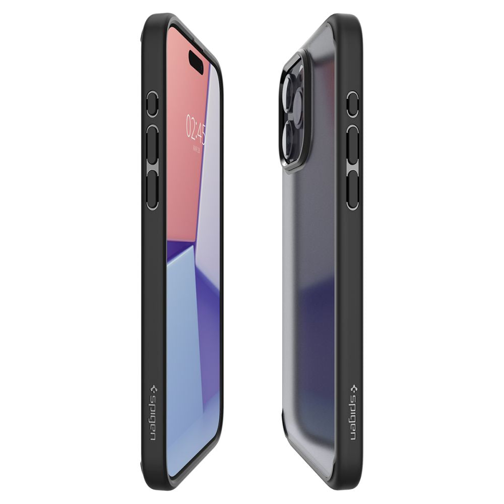 KRYT SPIGEN ULTRA HYBRID IPHONE 15 PRO FROST BLACK