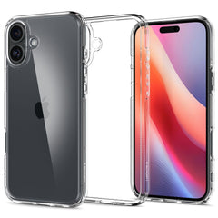 KRYT SPIGEN ULTRA HYBRID IPHONE 16 CRYSTAL CLEAR