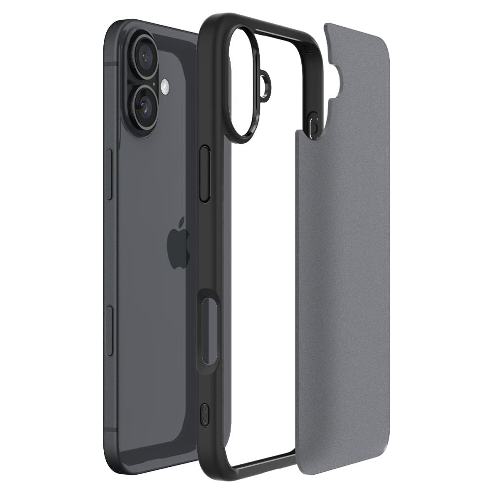 KRYT SPIGEN ULTRA HYBRID IPHONE 16 FROST BLACK
