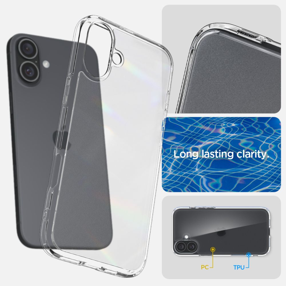 KRYT SPIGEN ULTRA HYBRID IPHONE 16 FROST CLEAR