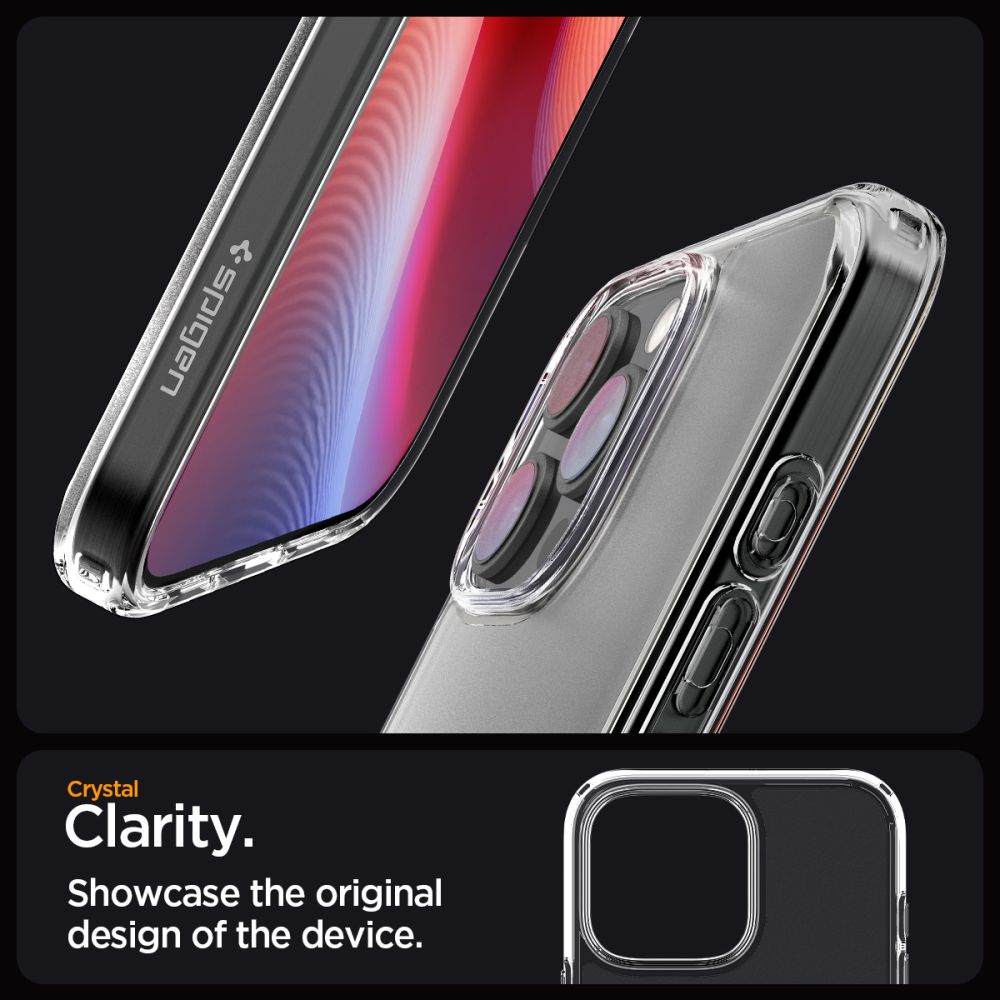 KRYT SPIGEN ULTRA HYBRID IPHONE 16 PRO MAX FROST CLEAR
