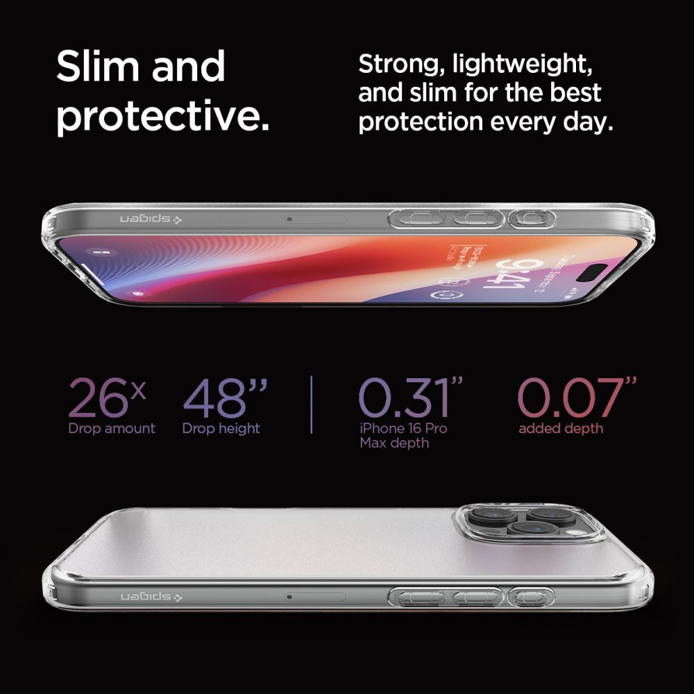 KRYT SPIGEN ULTRA HYBRID IPHONE 16 PRO MAX FROST CLEAR