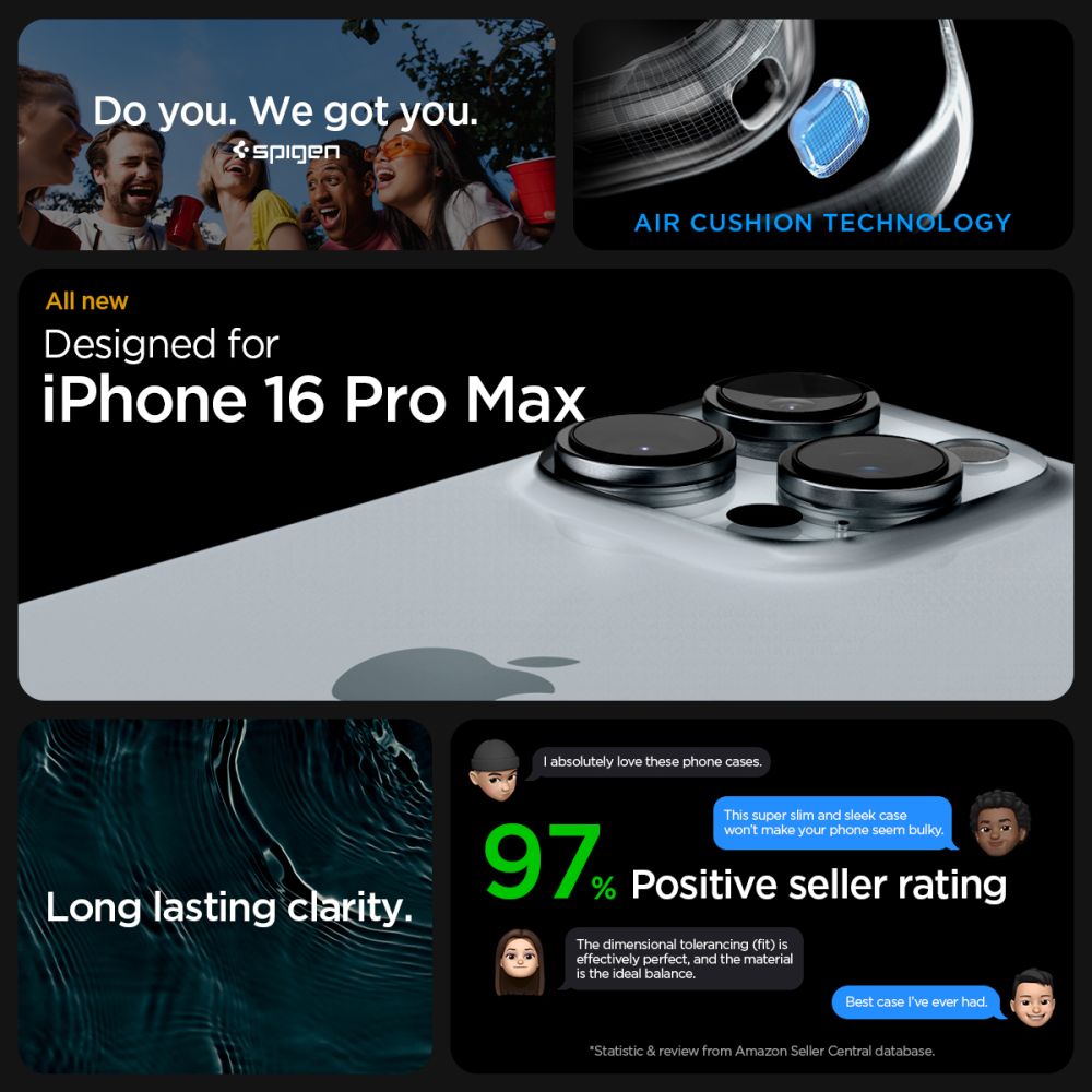 KRYT SPIGEN ULTRA HYBRID IPHONE 16 PRO MAX FROST CLEAR