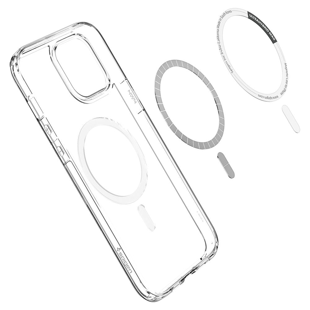 KRYT SPIGEN ULTRA HYBRID MAG IPHONE 12/12 PRO WHITE
