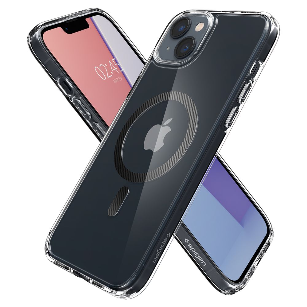 KRYT SPIGEN ULTRA HYBRID MAG MAGSAFE IPHONE 14 PLUS CARBON FIBER