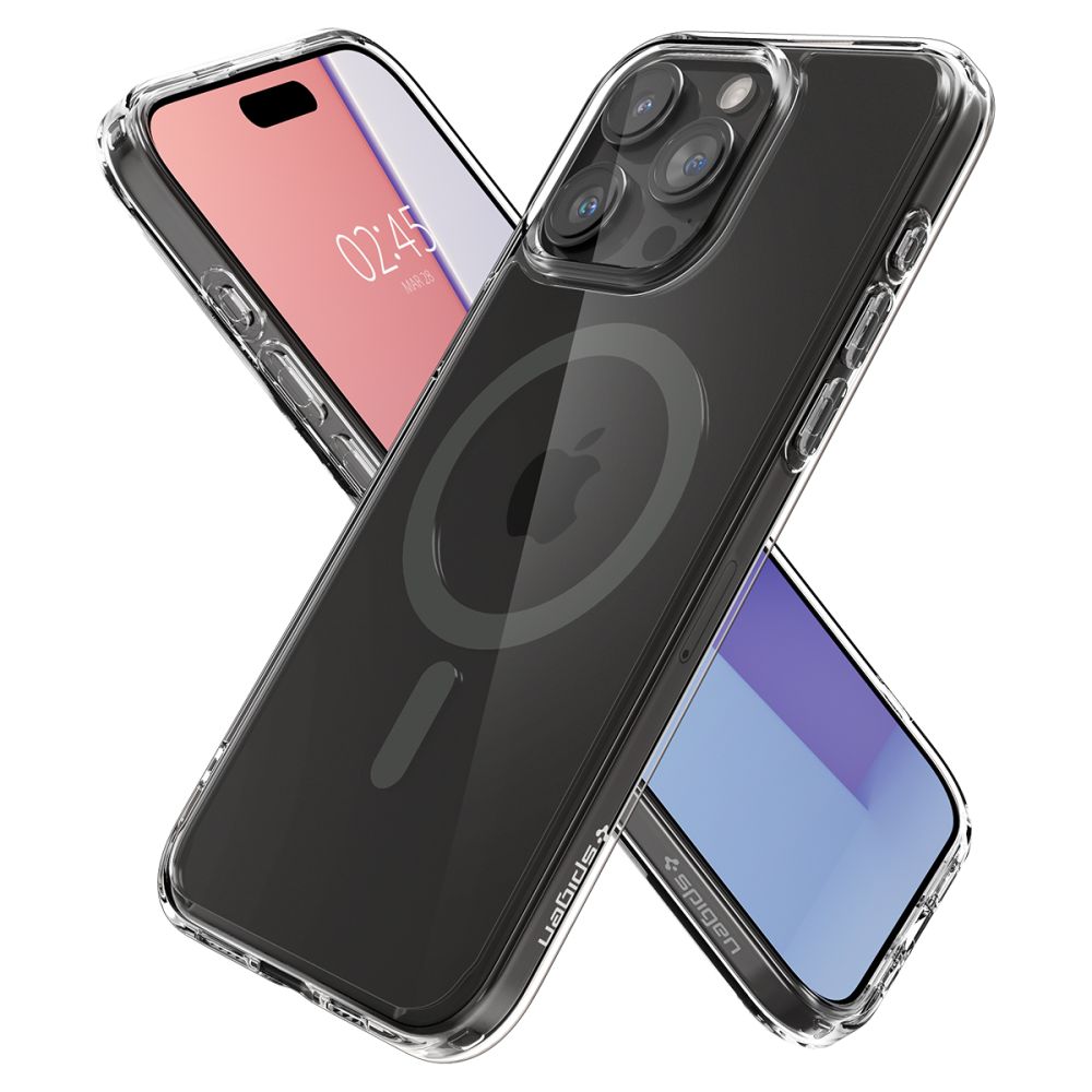 KRYT SPIGEN ULTRA HYBRID MAG MAGSAFE IPHONE 15 PRO MAX GRAPHITE
