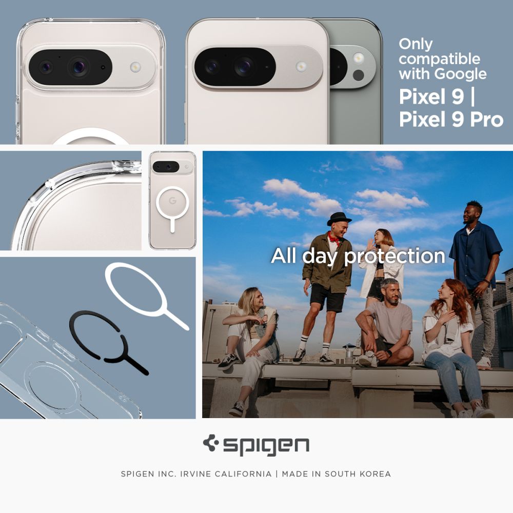 KRYT SPIGEN ULTRA HYBRID ONETAP RING MAGSAFE GOOGLE PIXEL 9 PRO WHITE