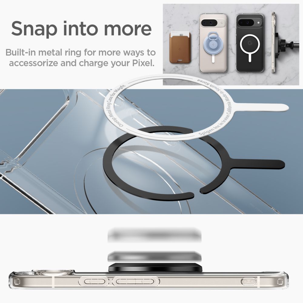 KRYT SPIGEN ULTRA HYBRID ONETAP RING MAGSAFE GOOGLE PIXEL 9 PRO WHITE