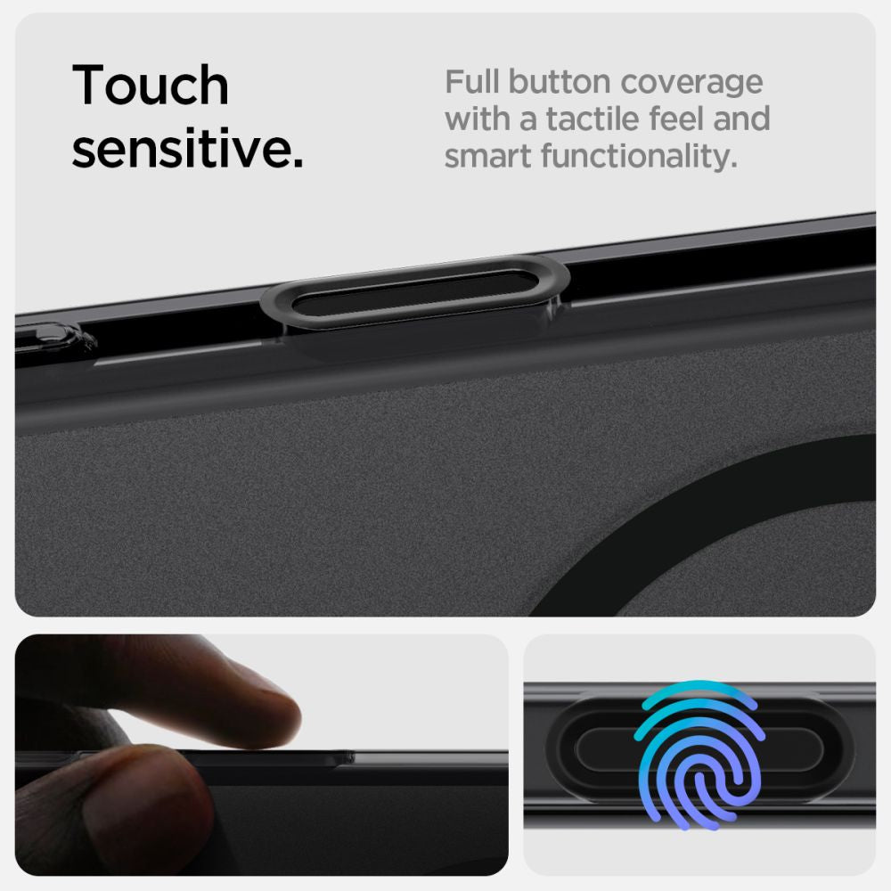 KRYT SPIGEN ULTRA HYBRID ”T” MAG MAGSAFE IPHONE 16 PRO FROST BLACK