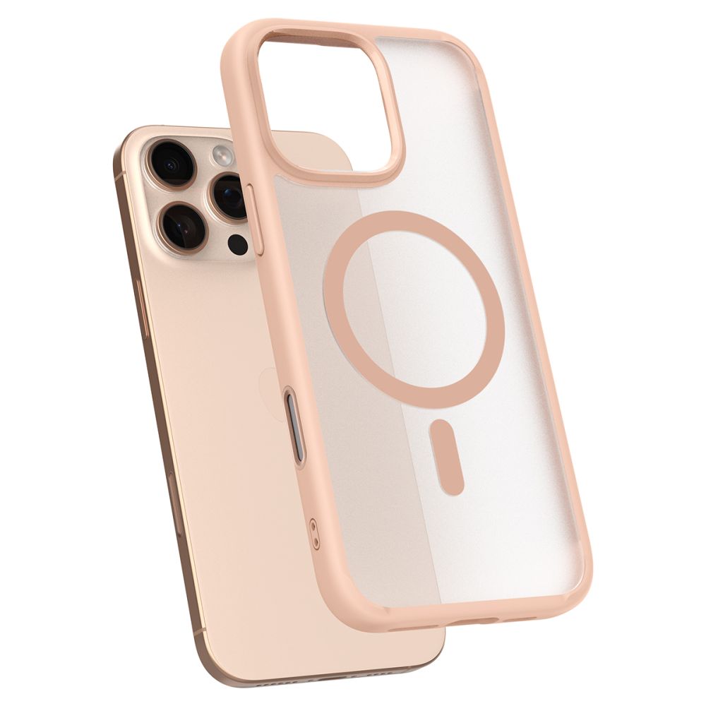 KRYT SPIGEN ULTRA HYBRID ”T” MAG MAGSAFE IPHONE 16 PRO FROST ROSE TITANIUM