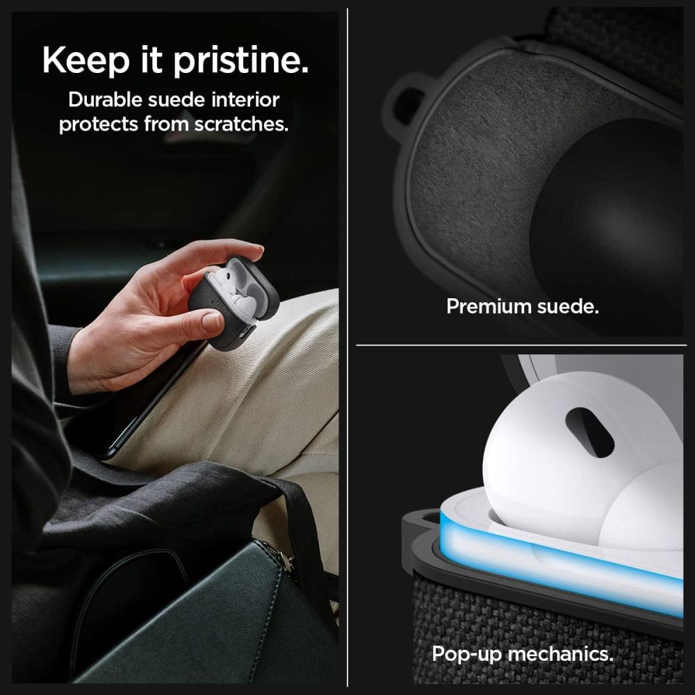 PUZDRO   SPIGEN URBAN FIT APPLE AIRPODS PRO 1 / 2 BLACK
